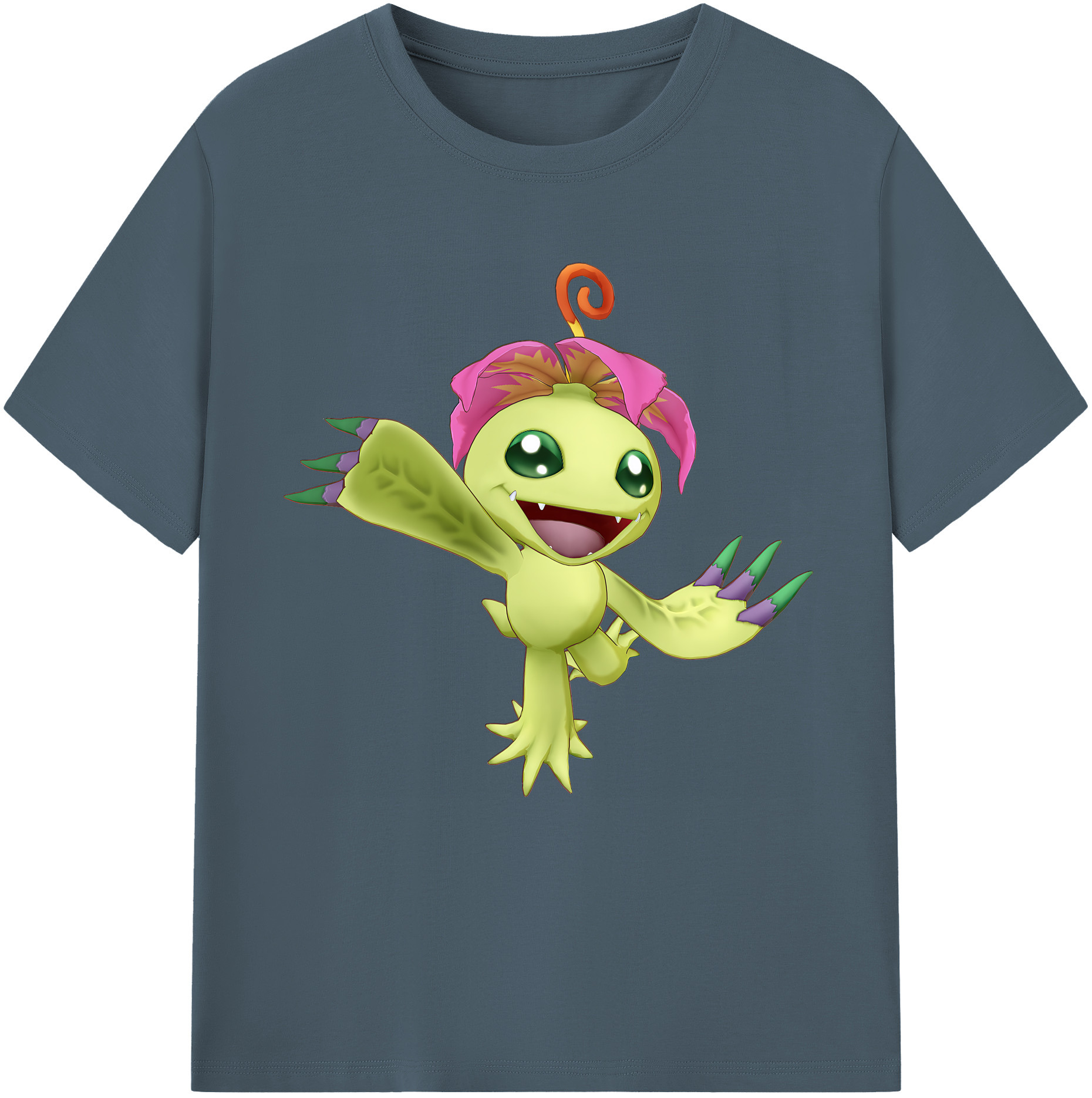 （画像用） Digimon デジタルモンスター/デジモン 綿100％半袖Tシャツ（フロントプリント）